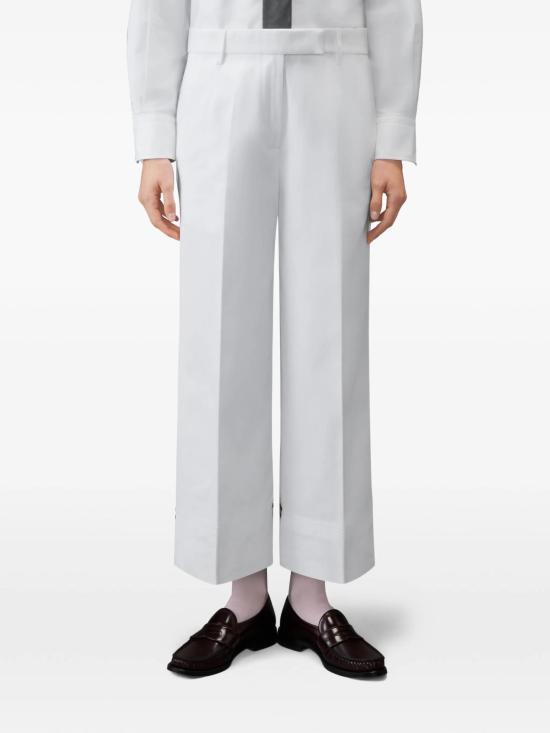 26SS 톰브라운 스트레이트 팬츠 FTC519UF0175 100 WHITE - THOM BROWNE