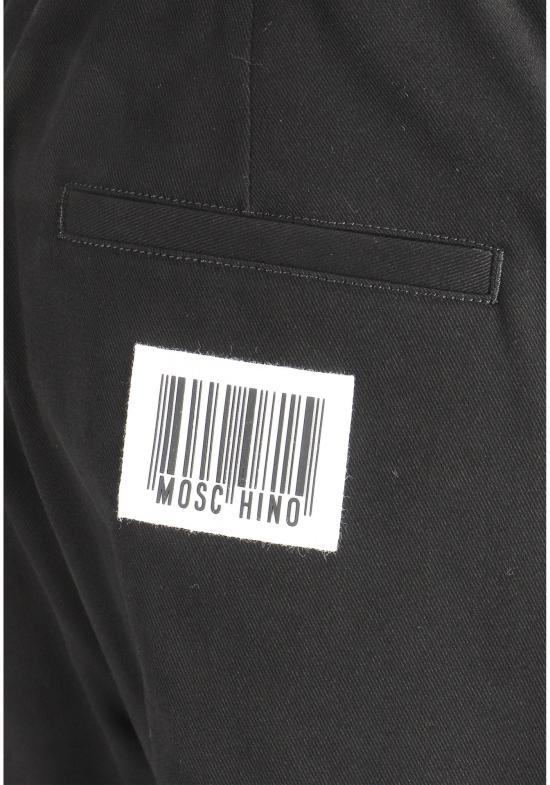  모스키노 트레이닝/조거 팬츠 242ZZ03035220555 BLACK - MOSCHINO