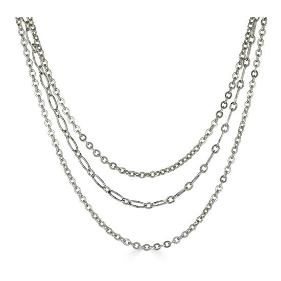  Loni Paul Jewelry 목걸이/팬던트 로니 폴 주얼리 섬세한 세 줄 목걸이 실버 - OTHER BRANDS