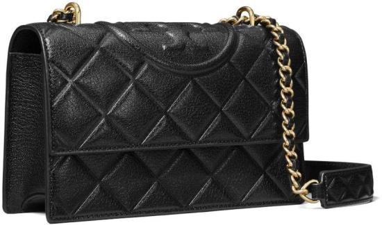 26FW 토리버치 키라 쉐브론 컨버터블 숄더백 164800001 BLACK - TORY BURCH