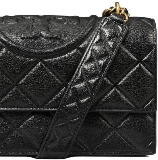 26FW 토리버치 키라 쉐브론 컨버터블 숄더백 164800001 BLACK - TORY BURCH