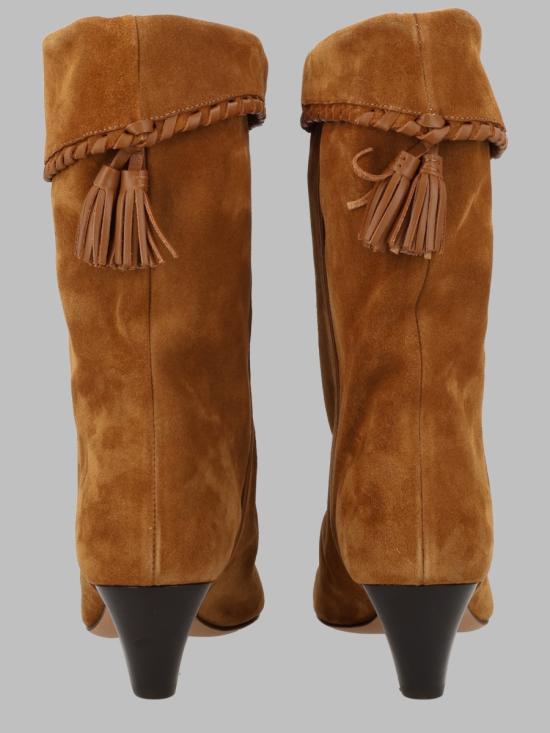 26FW 이자벨마랑 달비 드레이프 스웨이드 카프스킨 레더 부츠 BO0188FB C1A20S50CO BROWN - ISABEL MARANT