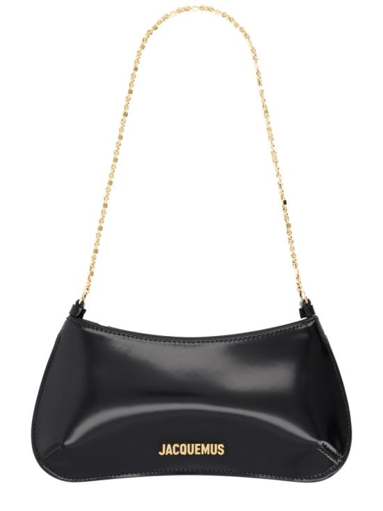 26FW 자크뮈스 쁘띠 비주 체인 숄더백 BAW00404BC1 8A01990 BLACK - JACQUEMUS