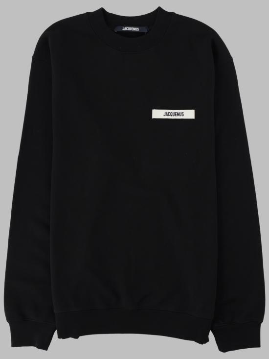 26FW 자크뮈스 그로그랭 스웨트 셔츠 SSM00206AJ0 0126990 BLACK