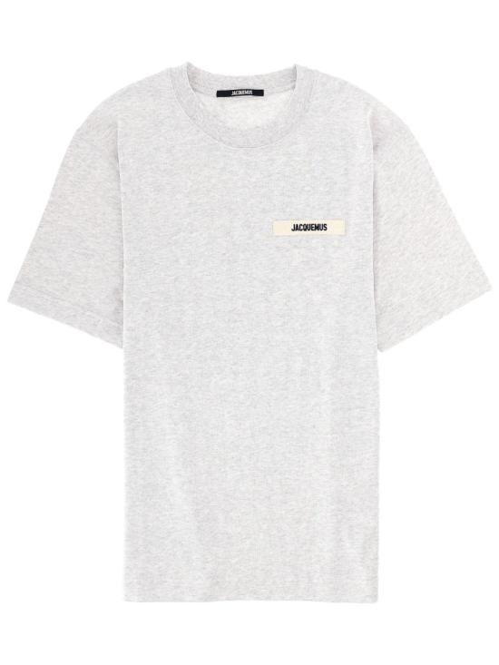 26FW 자크뮈스 그로그랭 로고 티셔츠 TSM00133AJ0 0226950 GREY - JACQUEMUS
