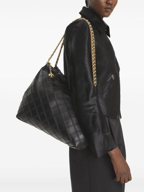 26FW 토리버치 에센셜 U 나일론 토트백 162450001 BLACK - TORY BURCH