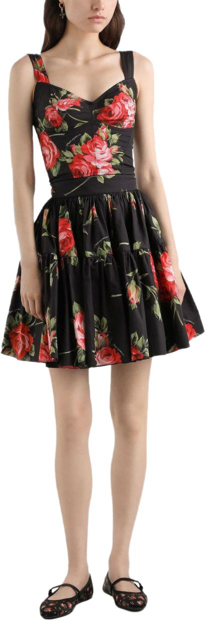 26SS 돌체앤가바나 숏 스커트 8057576275877 BLACK - DOLCE & GABBANA