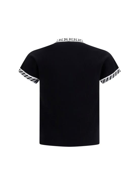 26FW 베르사체 반팔 티셔츠 10257701A18356 1B000 BLACK - VERSACE