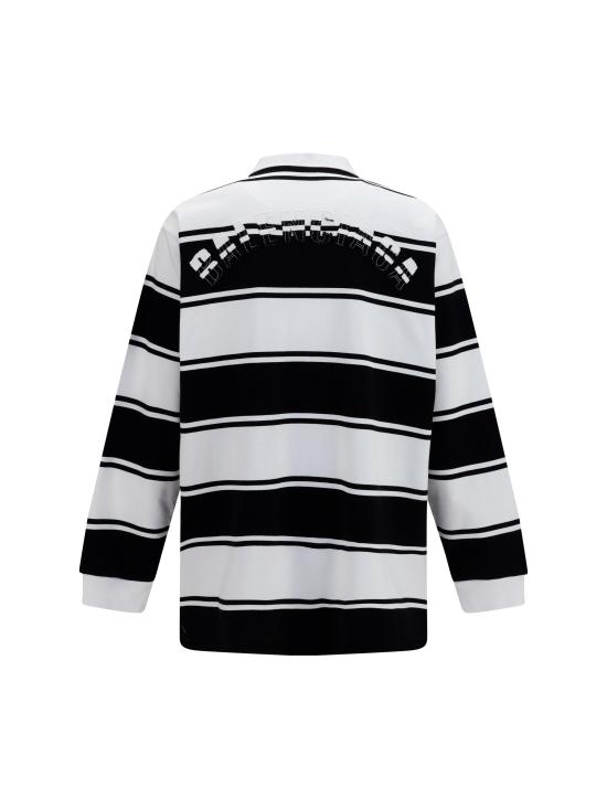 26FW 발렌시아가 폴로 티셔츠 A00189TUVW7 1070 WHITE - BALENCIAGA