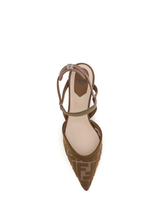 26FW 펜디 힐/펌프스 8J8558AY0M F1XHR BROWN - FENDI
