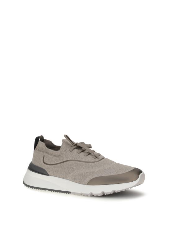 26FW 브루넬로 쿠치넬리 스니커즈 MZUAUFO340 CEJ23 BROWN - BRUNELLO CUCINELLI