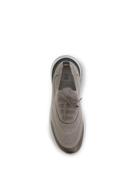 26FW 브루넬로 쿠치넬리 스니커즈 MZUAUFO340 CEJ23 BROWN - BRUNELLO CUCINELLI