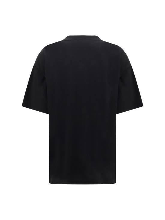 26FW 발렌시아가 드림 미디엄 핏 티셔츠 A00497TUVO9 1000 BLACK - BALENCIAGA