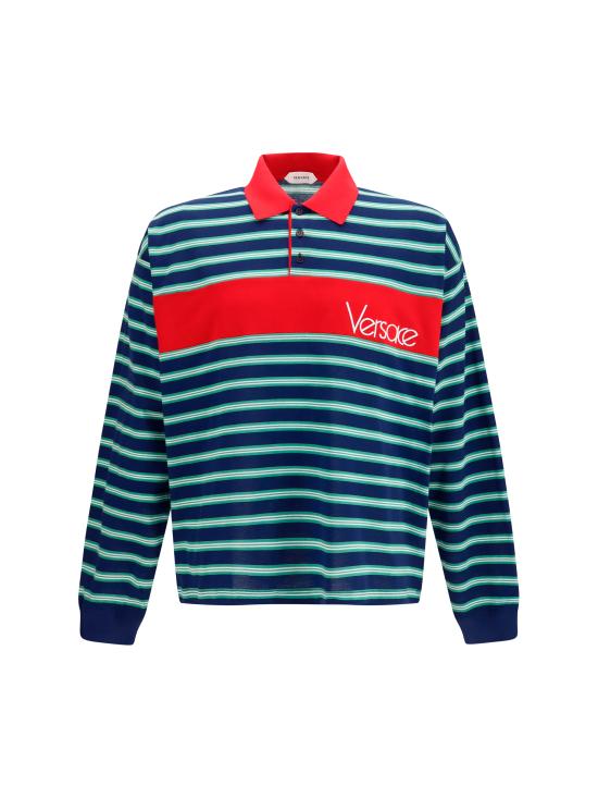 26FW 베르사체 폴로 티셔츠 10255121A18439 6UF90 MULTICOLOUR