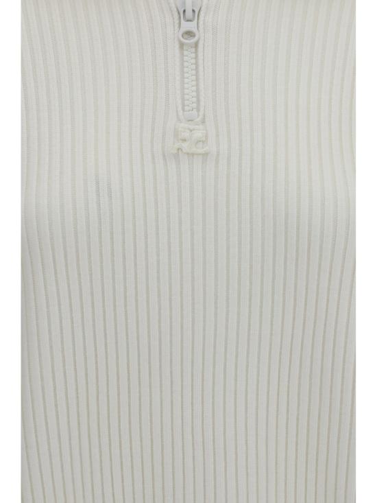 26FW 쿠레쥬 폴로 티셔츠 326MPU278FI0085 0001 WHITE - COURREGES
