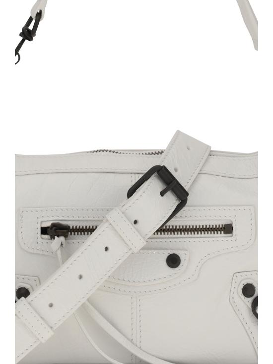 26FW 발렌시아가 르 시티 모토 미니백 8661222ABEK 9001 WHITE - BALENCIAGA