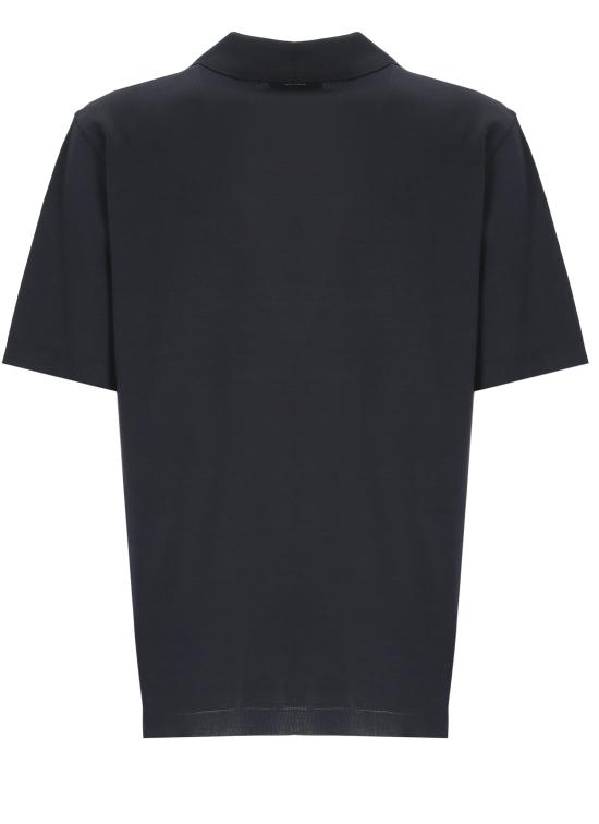 26SS 에르노 폴로 티셔츠 JV000004U 520599201 Blu navy - HERNO