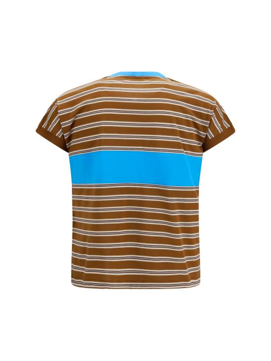 26FW 베르사체 반팔 티셔츠 10255111A18439 6N630 BROWN - VERSACE