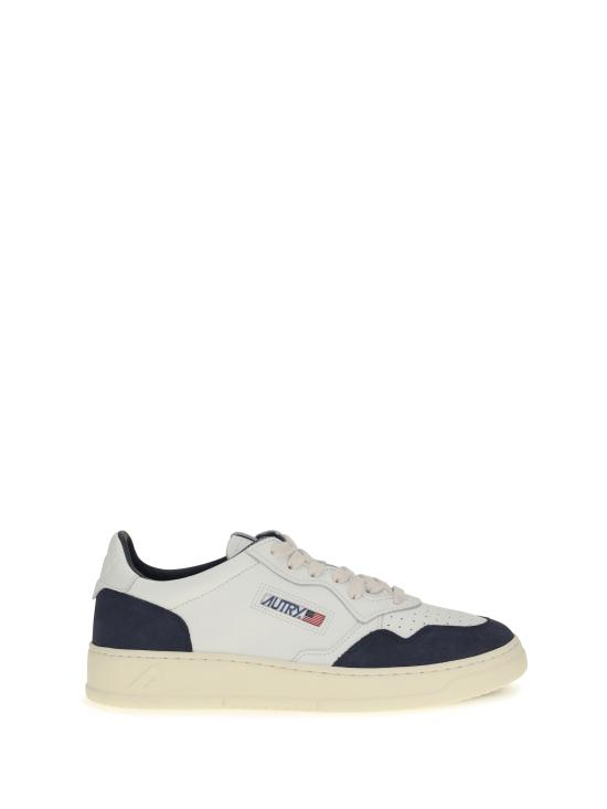 26FW 오트리 메달리스트 로우 스니커즈 AULMFT22 WHTDENIM WHITE