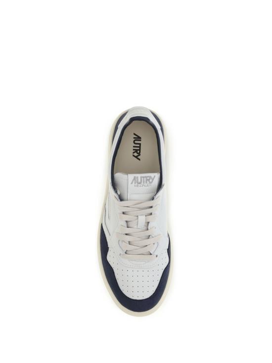 26FW 오트리 메달리스트 로우 스니커즈 AULMFT22 WHTDENIM WHITE - AUTRY