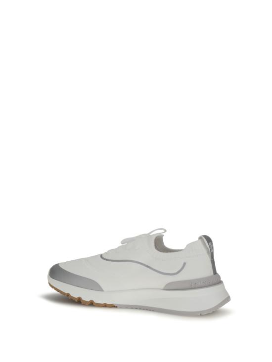 26SS 브루넬로 쿠치넬리 스니커즈 MZUAUFO340 CBM68 WHITE - BRUNELLO CUCINELLI