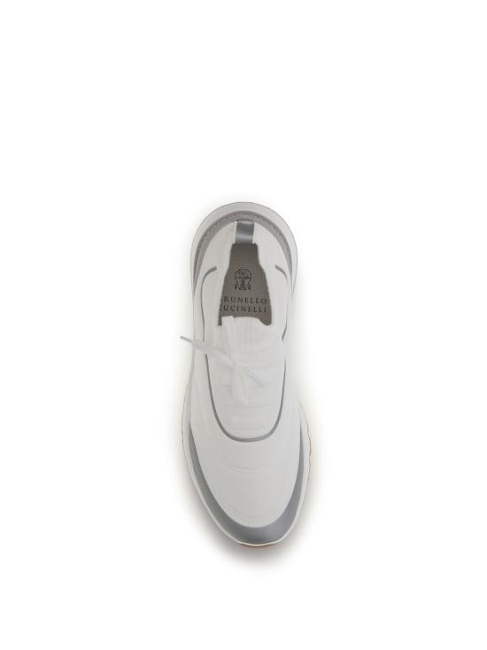 26SS 브루넬로 쿠치넬리 스니커즈 MZUAUFO340 CBM68 WHITE - BRUNELLO CUCINELLI