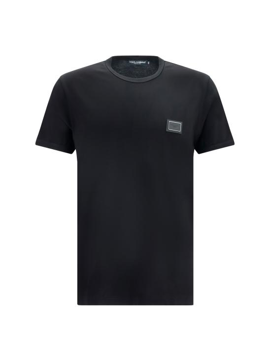 26FW 돌체앤가바나 반팔 티셔츠 G8PV1TG7Q1Q N0000 BLACK