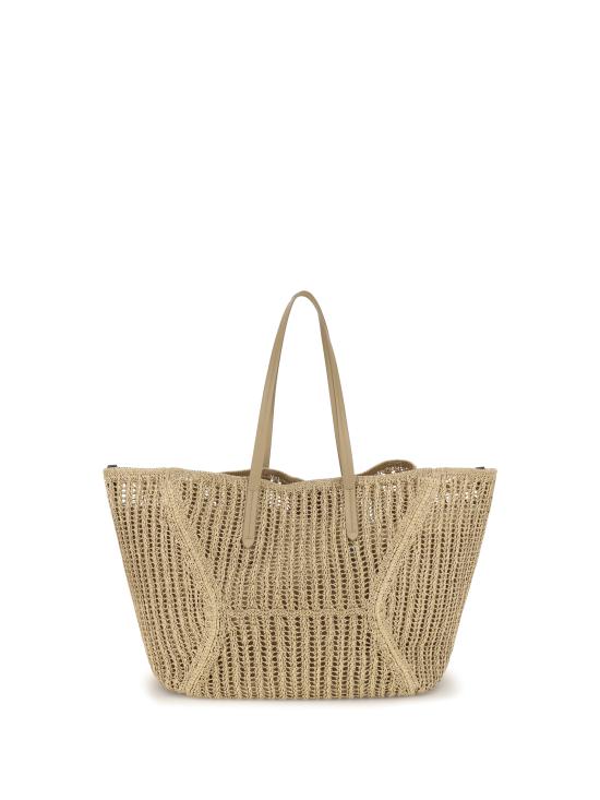 26SS 브루넬로 쿠치넬리 테크노 라피아 BC Duo 백 MB97D2571 C802 BEIGE