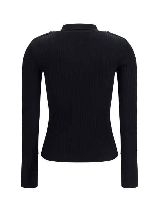 26FW 쿠레쥬 폴로 티셔츠 326MPO072FI0001 9999 BLACK - COURREGES