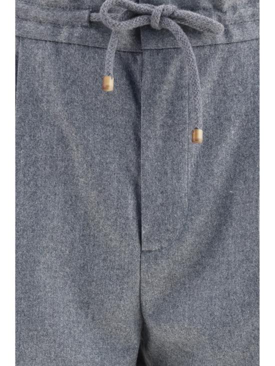 26FW 브루넬로 쿠치넬리 트레이닝/조거 팬츠 ME226E1710 C003 GREY - BRUNELLO CUCINELLI