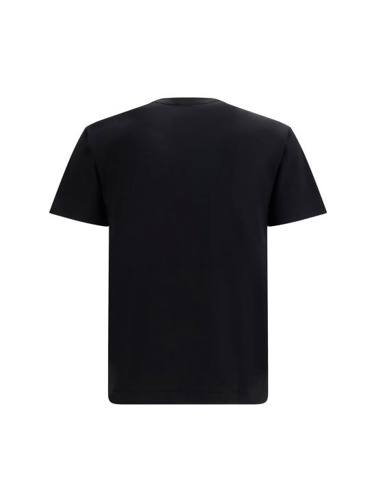 26SS 꼼데가르송 더블하트 와펜 반팔티 AXT226051 1 BLACK - COMME DES GARCONS