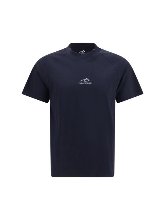 26FW 발렌시아가 테크웨어 롱 슬리브 티셔츠 A000NQTUVN7 8502 BLUE