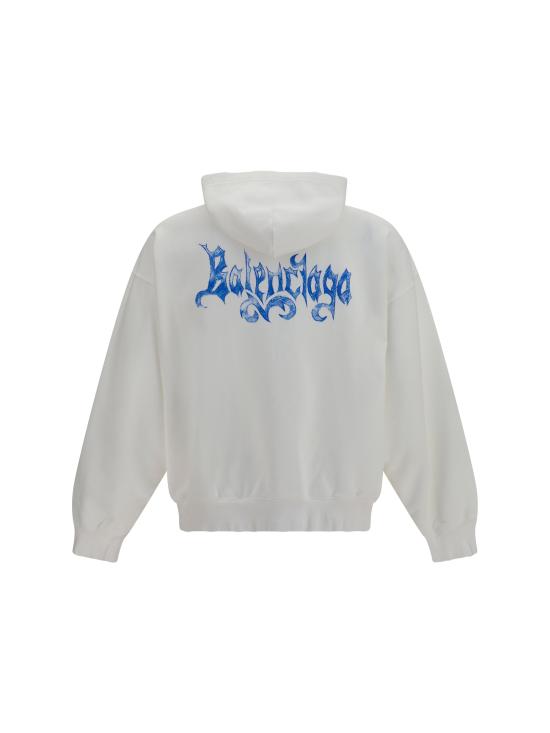 26FW 발렌시아가 스케치 집업 후드 A0017WTUVT3 9000 WHITE - BALENCIAGA