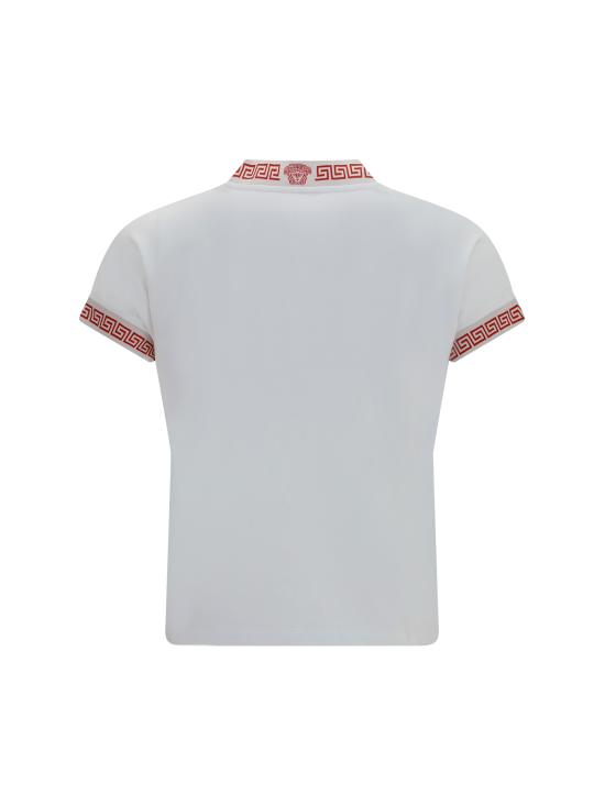 26FW 베르사체 반팔 티셔츠 10254271A18712 1W000 WHITE - VERSACE