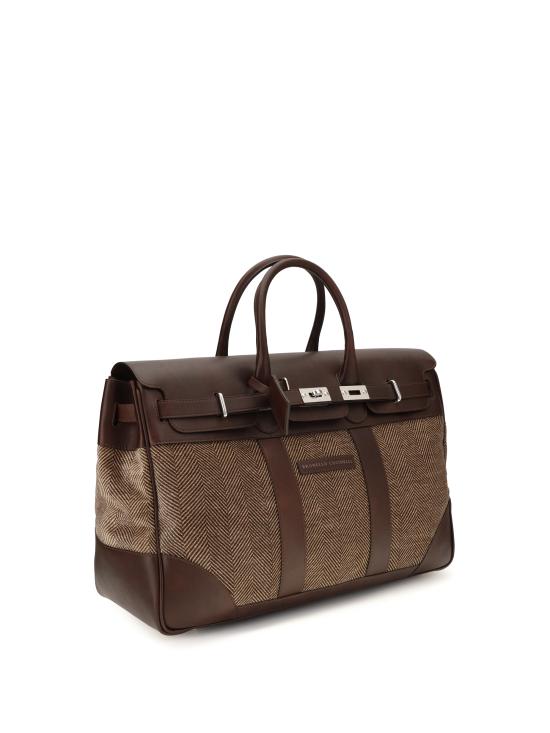 26FW 브루넬로 쿠치넬리 더플백 MBROBU071 CYA14 BROWN - BRUNELLO CUCINELLI