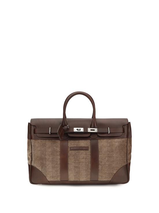 26FW 브루넬로 쿠치넬리 더플백 MBROBU071 CYA14 BROWN