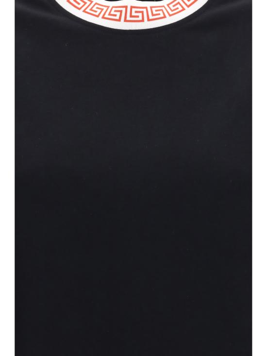 26FW 베르사체 반팔 티셔츠 10259891A18712 1B000 BLACK - VERSACE