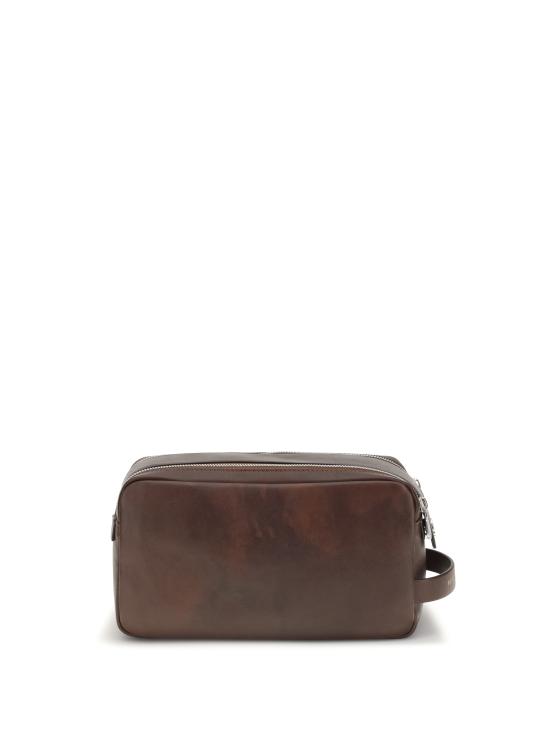 26FW 브루넬로 쿠치넬리 뷰티 케이스 MWCIBU334 C8457 BROWN