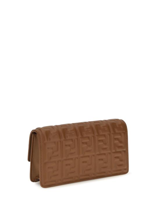 26FW 펜디 바게트 체인 지갑 8M0498AAJD F1UJK BROWN - FENDI