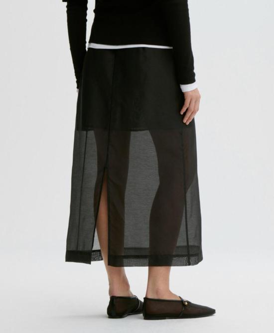  바이말렌비거 롱 스커트 By Malene Birger 에스타 실크 오간자 스커트 - BY MALENE BIRGER