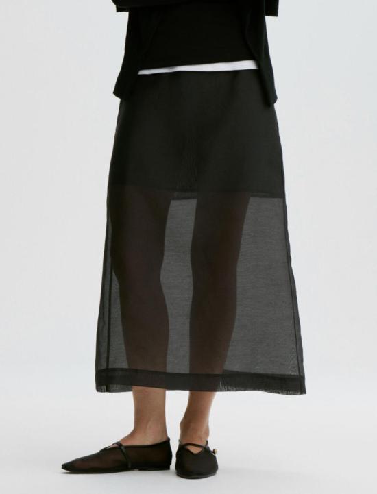  바이말렌비거 롱 스커트 By Malene Birger 에스타 실크 오간자 스커트 - BY MALENE BIRGER
