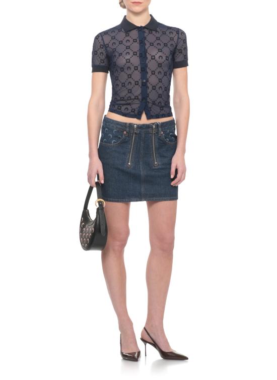 26SS 마린세르 블라우스 WSI037A CJER0005BL90 Blue - MARINE SERRE