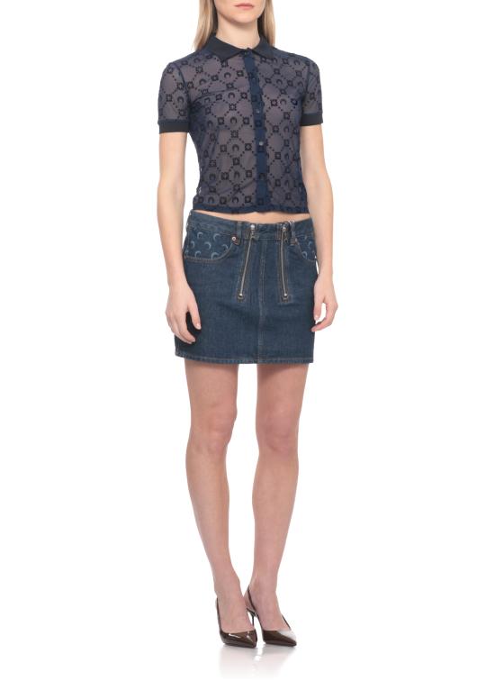 26SS 마린세르 블라우스 WSI037A CJER0005BL90 Blue - MARINE SERRE