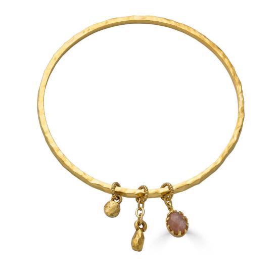  Loni Paul Jewelry 팔찌 로니 폴 주얼리 피치 문스톤 탈리스만 뱅글 팔찌 - LONI PAUL JEWELRY