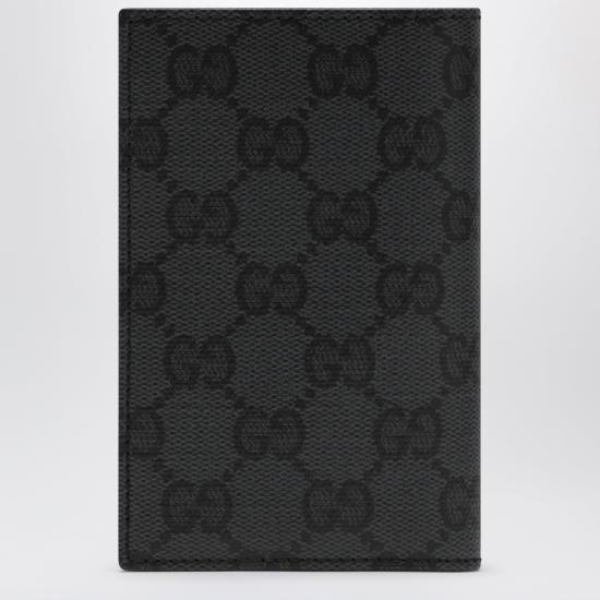 26FW 구찌 GG 캔버스 카드 지갑 876421FAF8A Black - GUCCI