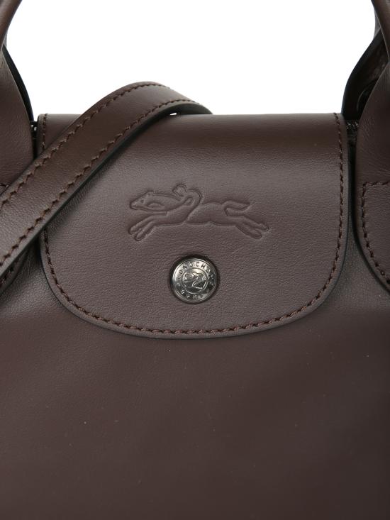 롱샴 르 플리아쥬 엑스트라 XS 레더 파우치 34205987 002 Brown - LONGCHAMP