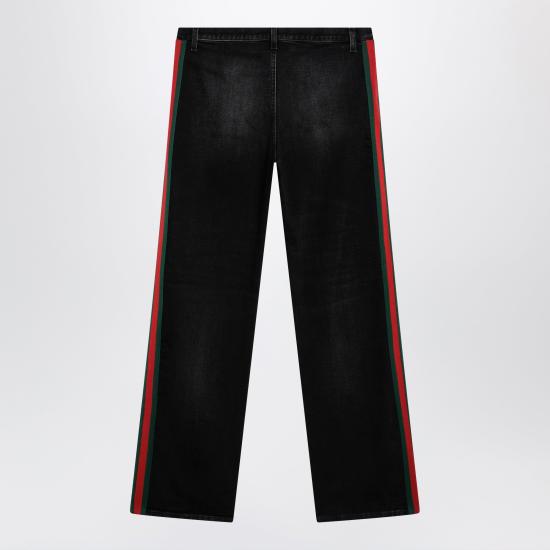 26FW 구찌 데님 팬츠 875831XDDIL Black - GUCCI