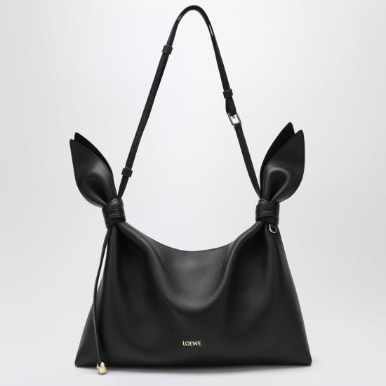 26FW 로에베 미디움 스카프 백 ABNYBNMX01LE Black