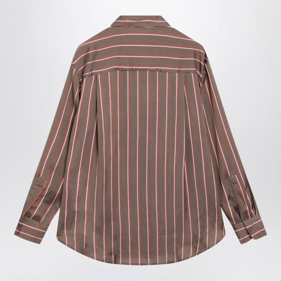 26SS 더프랭키샵 셔츠 CHFS21925VI Brown - THE FRANKIE SHOP