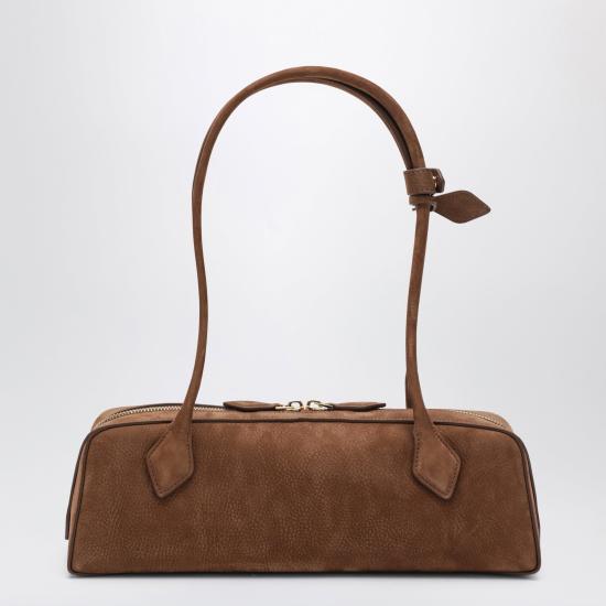 26FW 알라이아 르 테켈 미디움 레더 숄더백 AA1S06033CA214SUE Brown - ALAIA